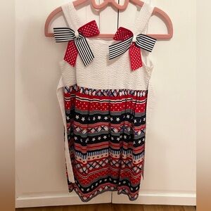Girls 4th of July themed dress-size 5